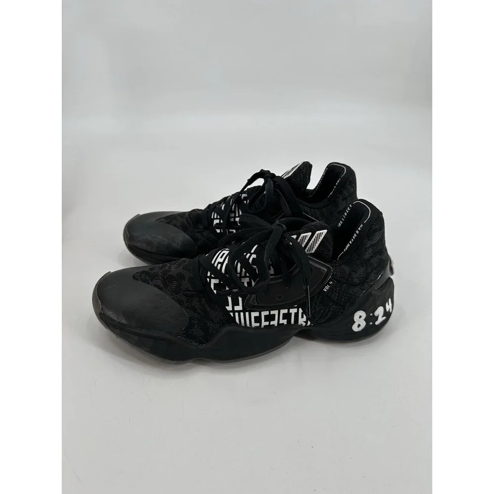 Adidas Harden Shoes Men's Size 8‎ Vol. 4 Core Black 2019 Basketball Sneakers